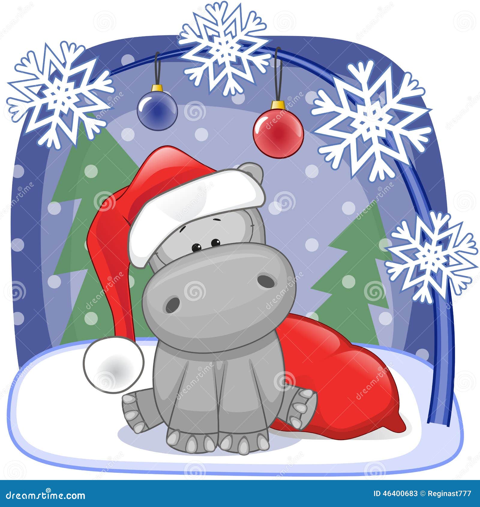 santa hippo