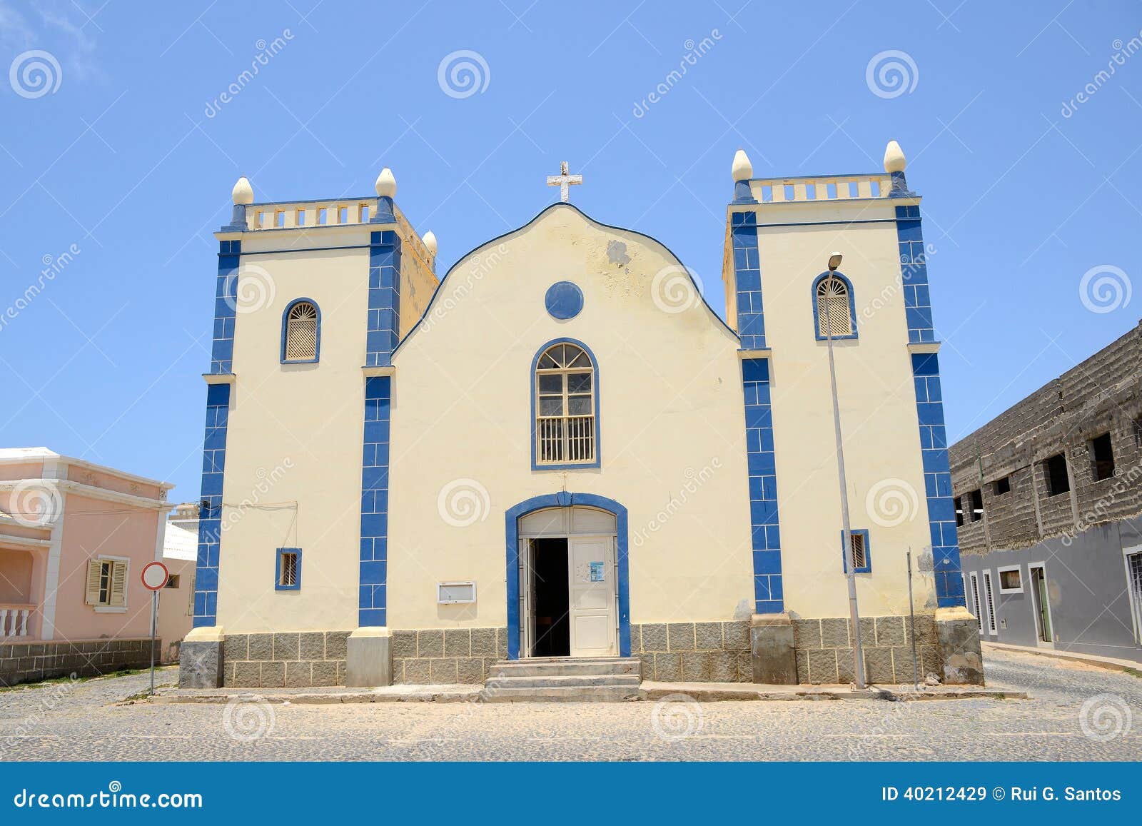 santa isabel church, boa vista, cabo verde