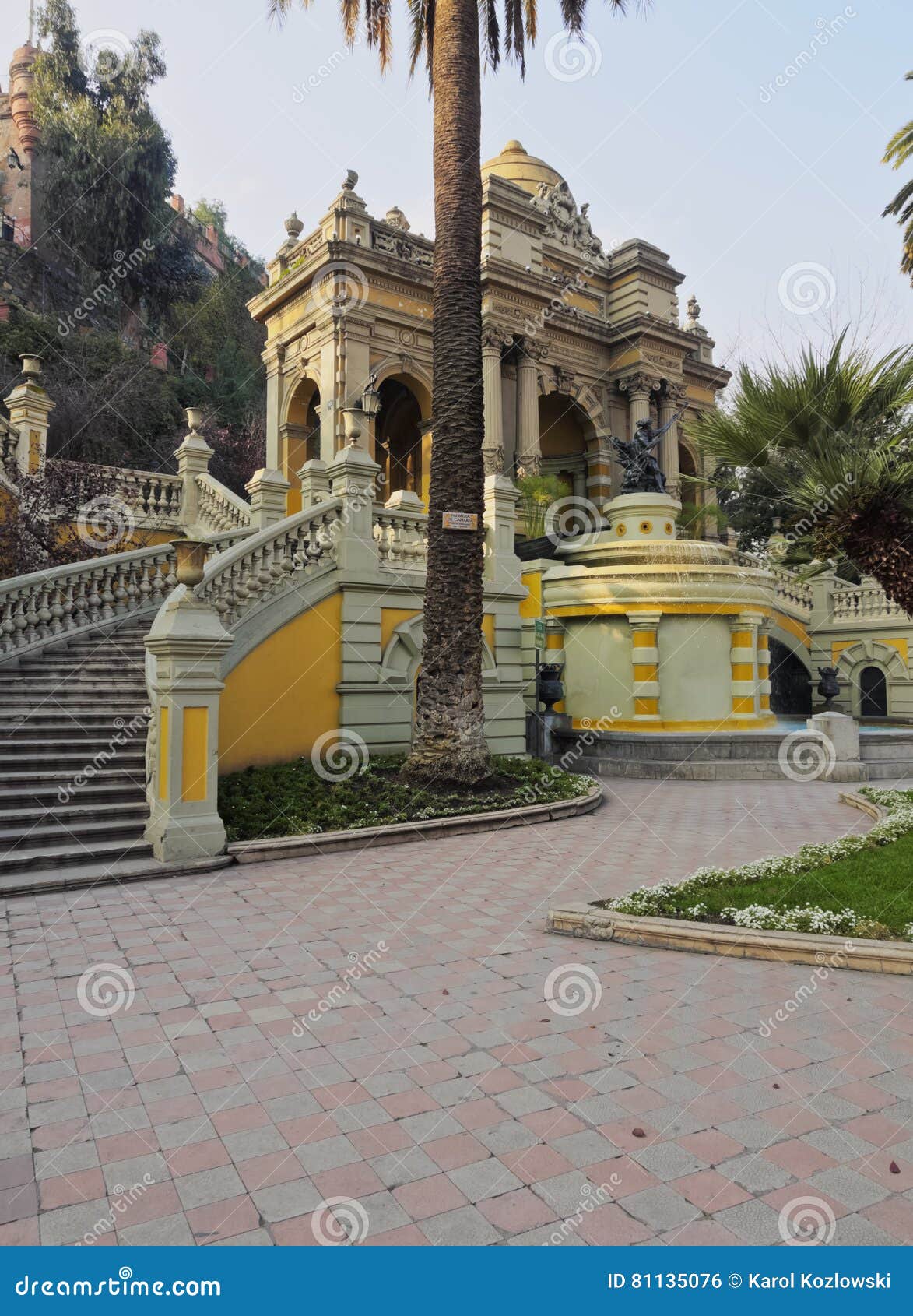 santa lucia hill in santiago de chile