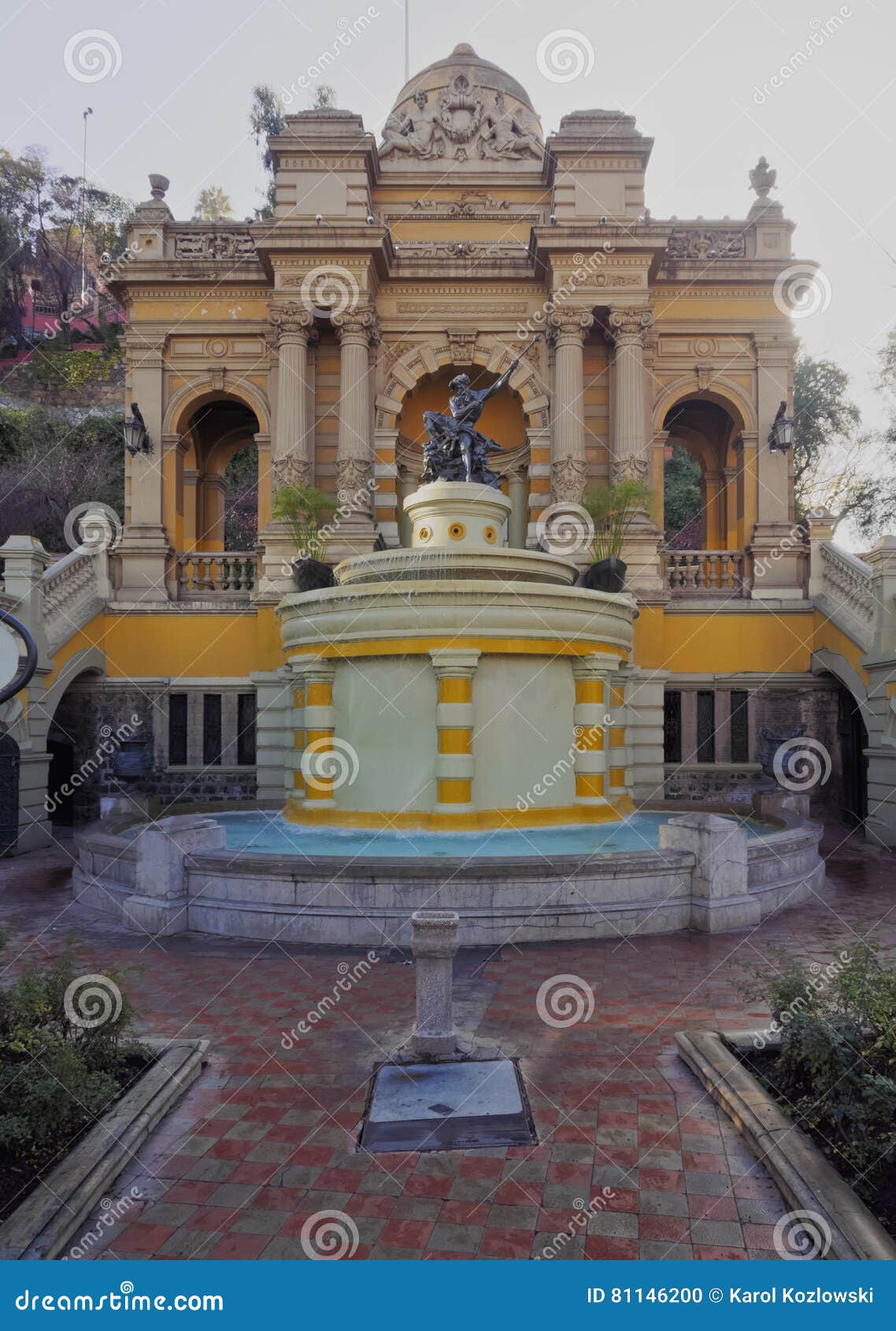 santa lucia hill in santiago de chile