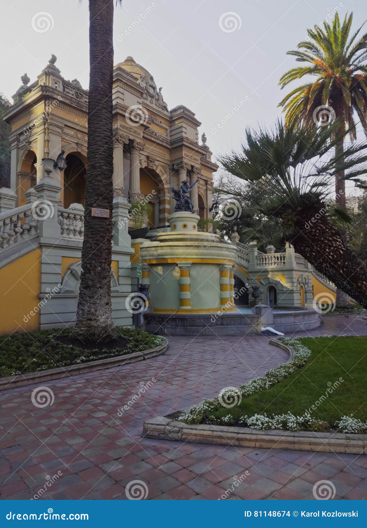 santa lucia hill in santiago de chile