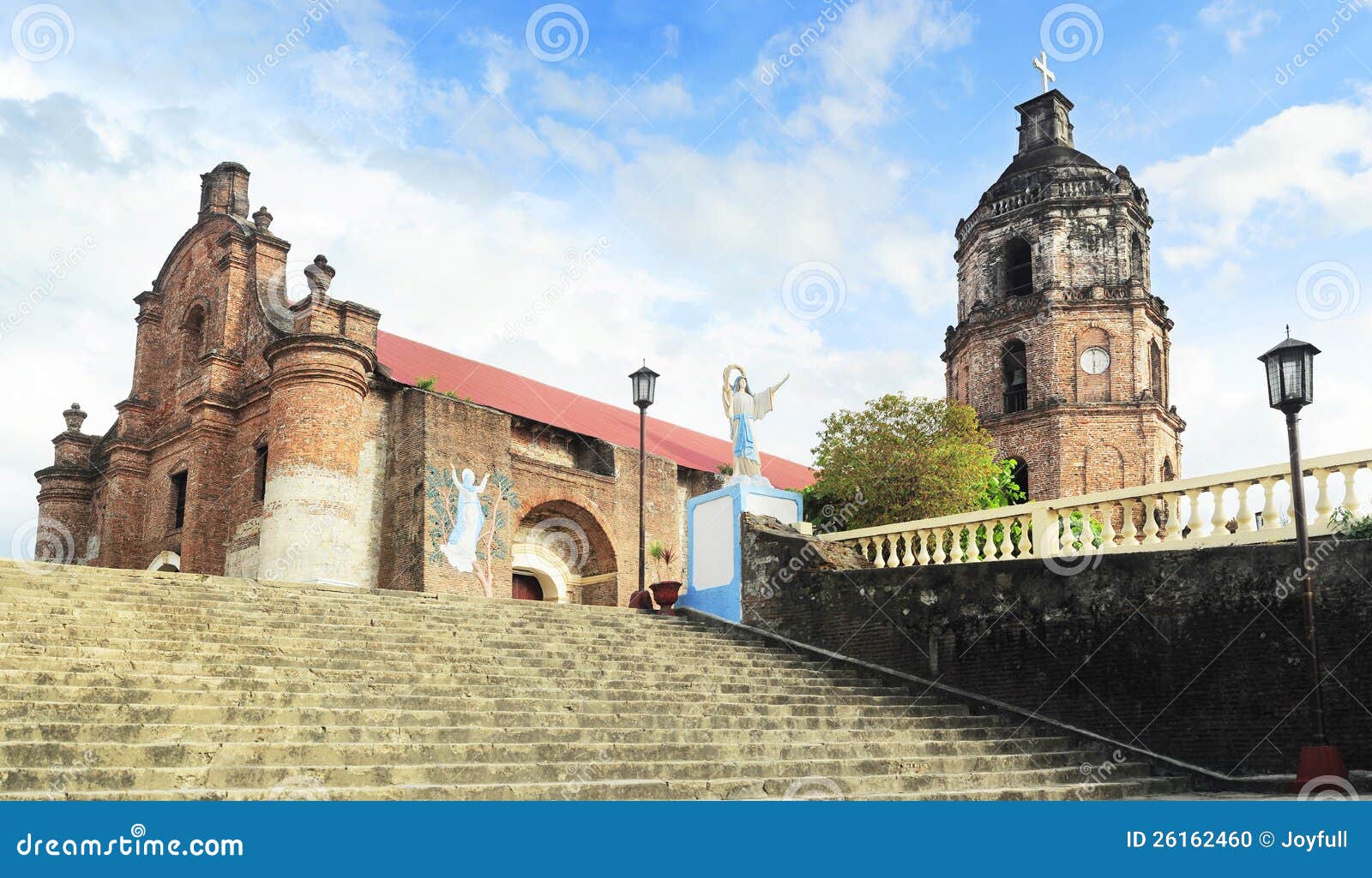 Santa Maria Church - UNESCO World Heritage Site in Santa Maria city, Illocos Sur, Luzon island, Philippines