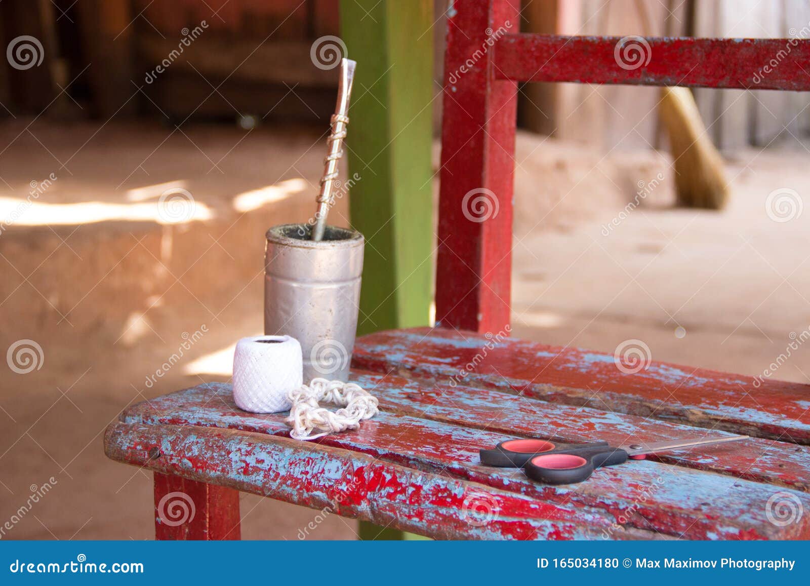 santa maria de fe, misiones, paraguay - the essentials of a paraguayan seamstress: terere and sewing tools