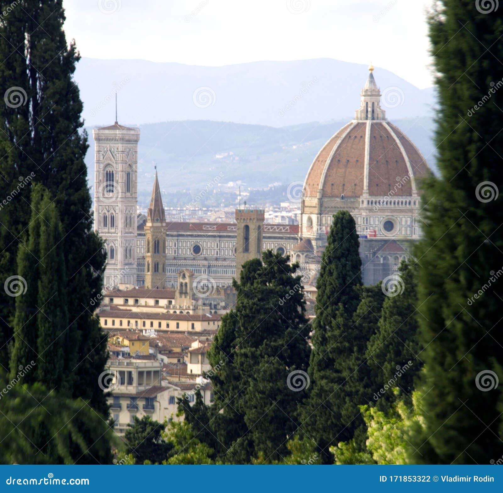 santa maria del fiore firenze panorama monti cupola architetto brunelleschi storia marmo colorato