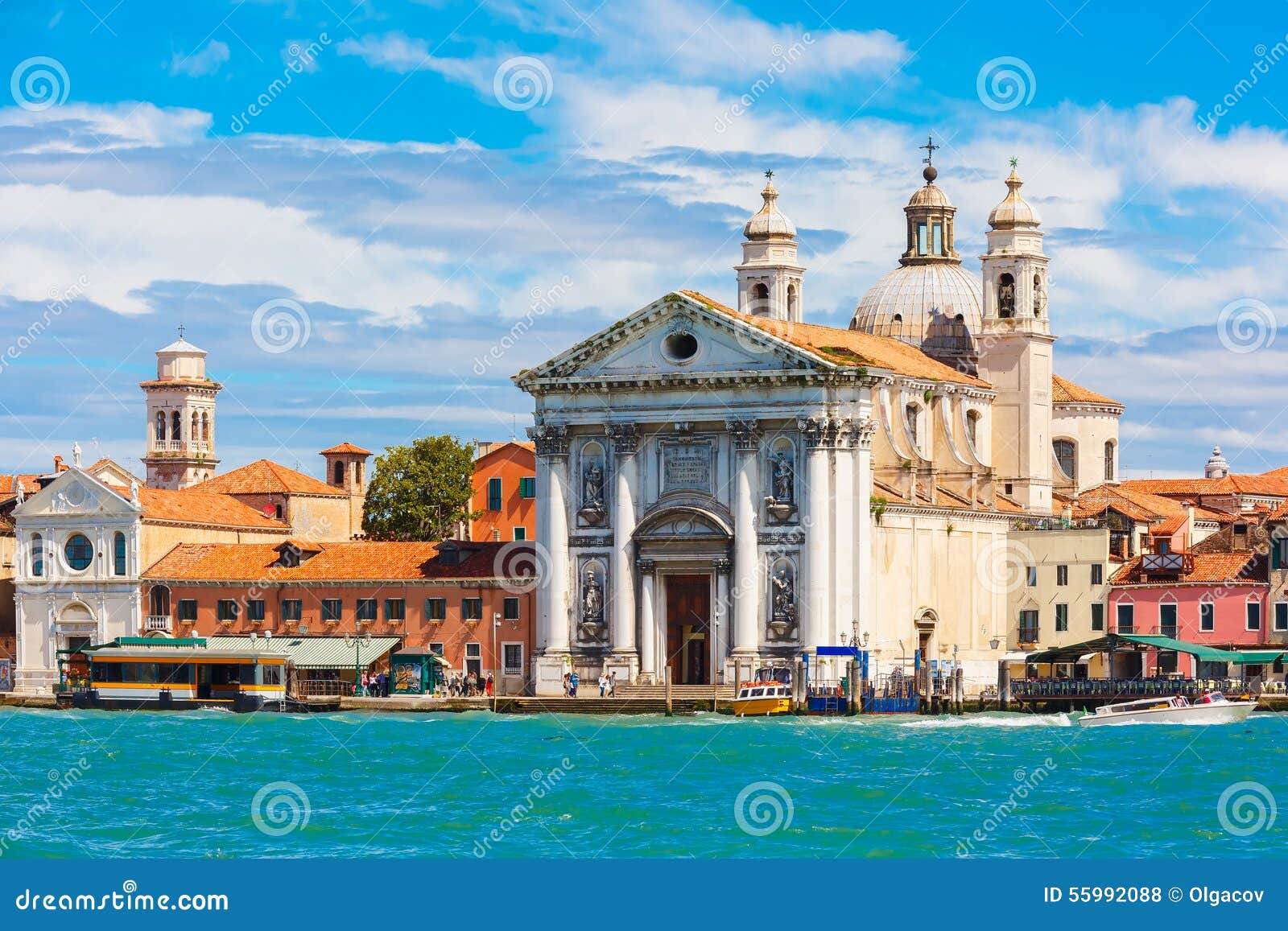 santa maria del rosario in venice, italia