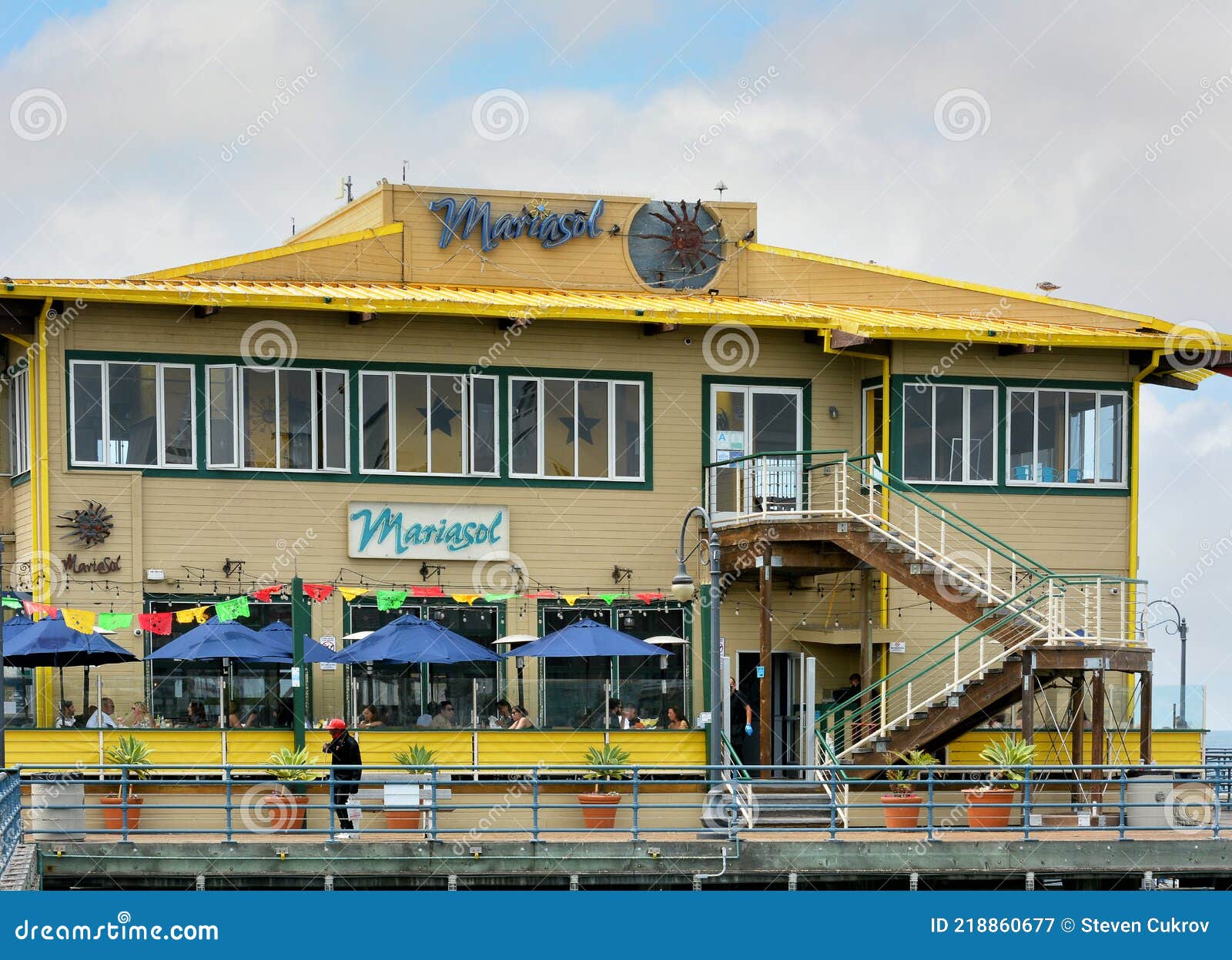 SANTA MONICA, CALIFORNIA - 15 MAY 2021: Mariasol Mexican Restaurant on