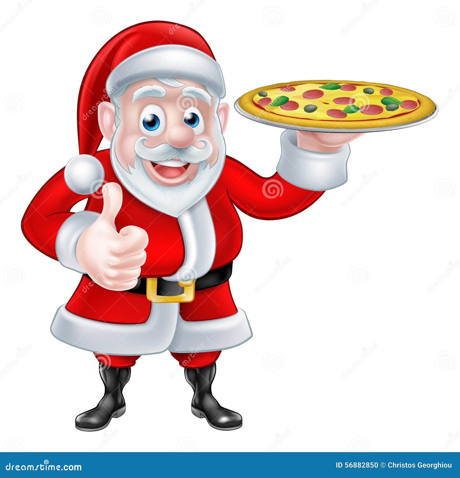 Funny Pizza Santa Claus 3dRose Alexis Design T-Shirts A Colorful Text Happy Pizzas All Year Round Funny Characters 