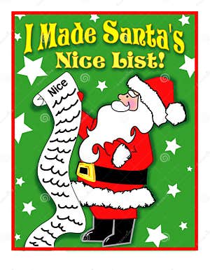 Santa s Nice List Stock Images Image 1518644