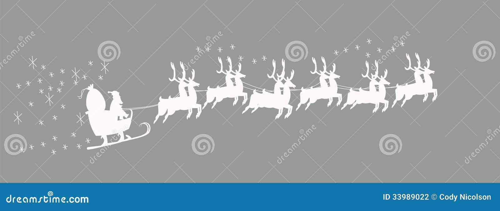 santa sleigh template