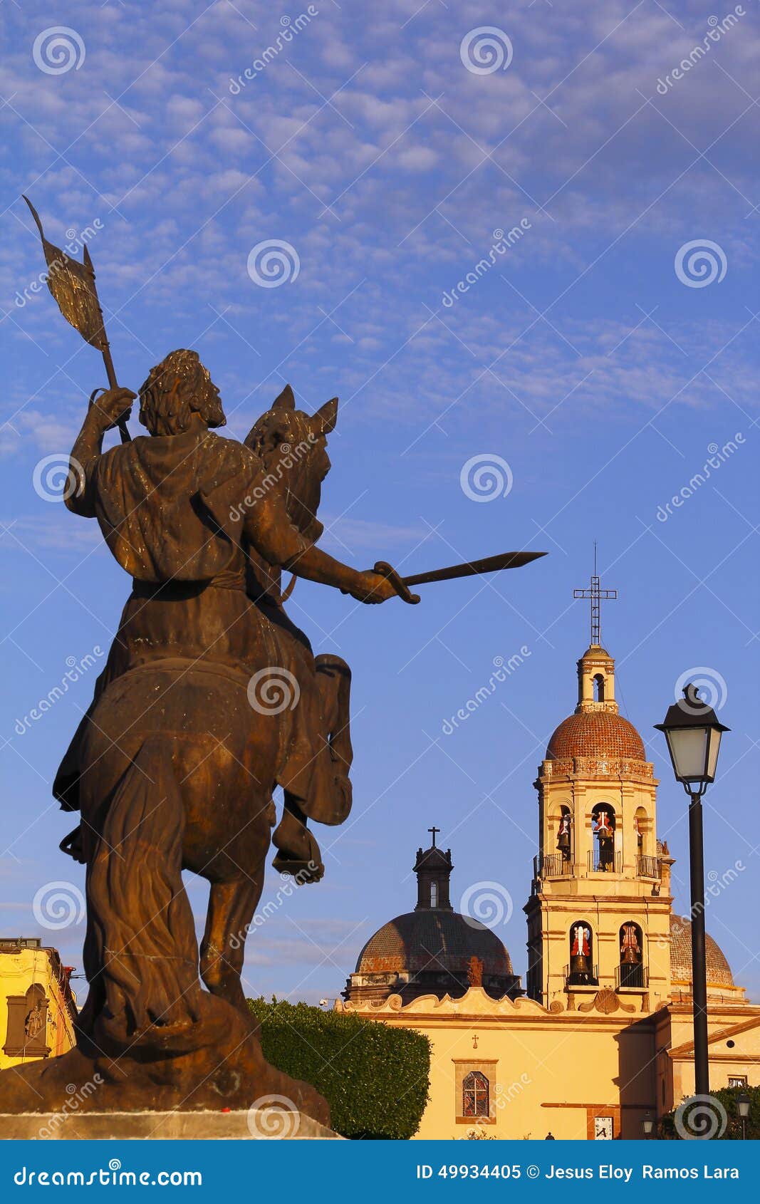 santiago apostol and the santa cruz church in queretaro, mexico i