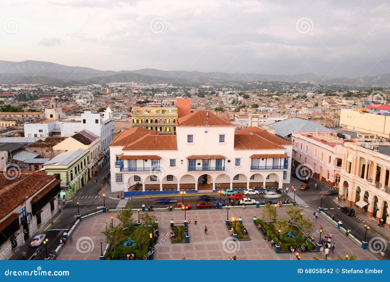 Santiago de Cuba City Hall fotografía editorial. Imagen de famoso 68058542