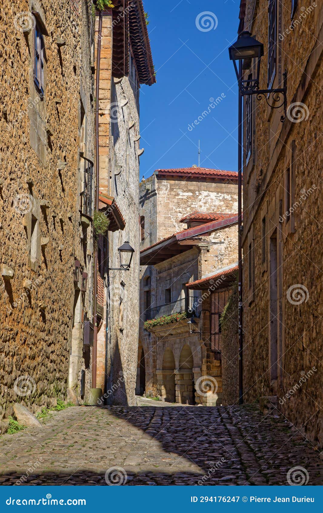 old small streets of santillana del mar