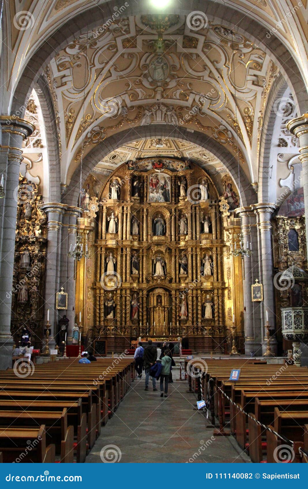 Santo Domingo Church, Puebla, México Fotografía editorial - Imagen de arte,  puebla: 111140082