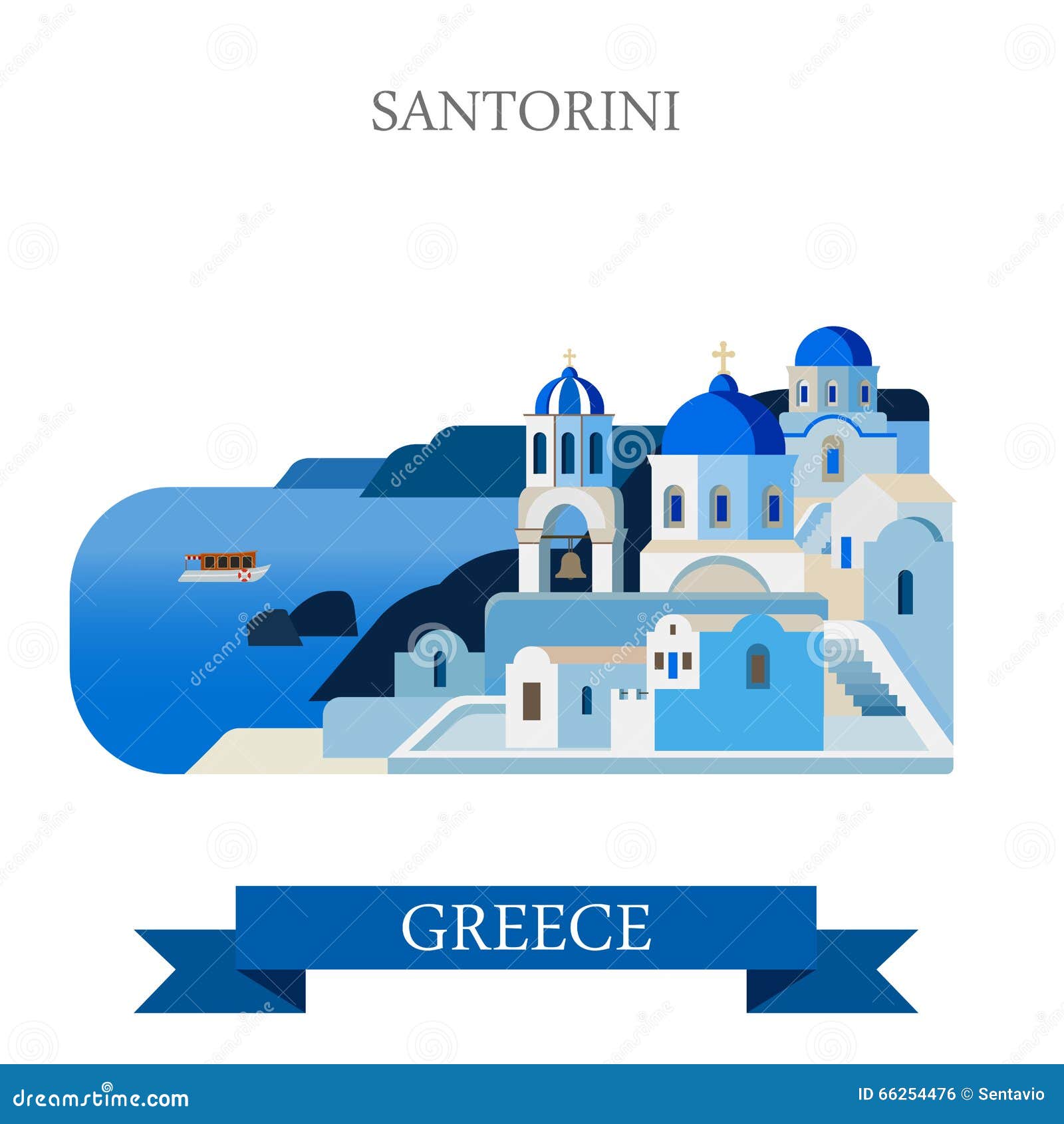 santorini aegean sea islands greece flat  attraction sight