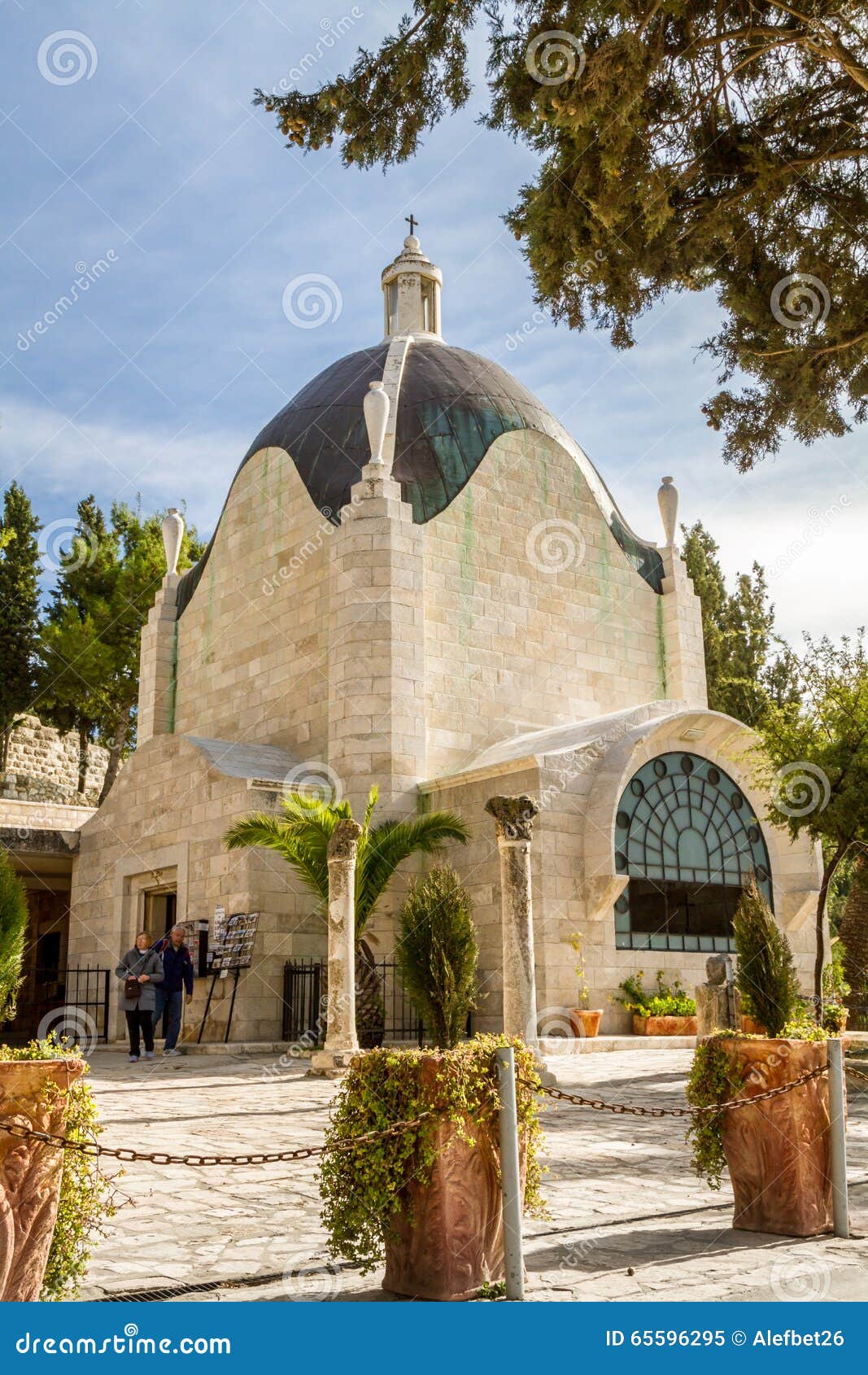 Santuario Del Dominus Flevit, Gerusalemme Immagine Editoriale ...