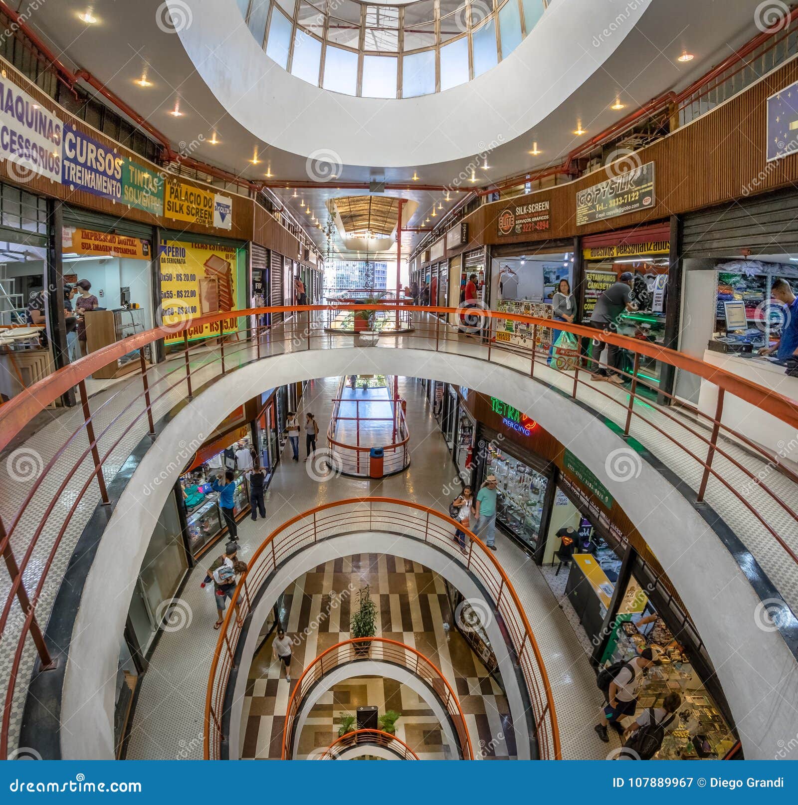 Galeria Do Rock Rock Gallery Shopping Mall in Dowtown Sao Paulo