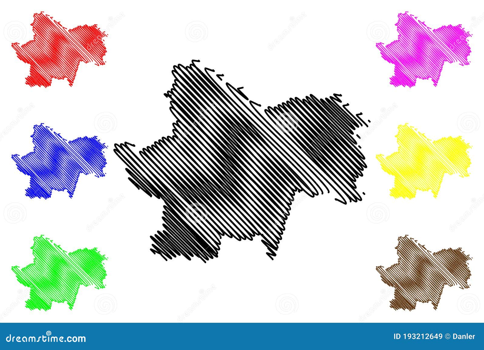 saone-et-loire department france, french republic, bourgogne-franche-comte region, bfc map  , scribble sketch