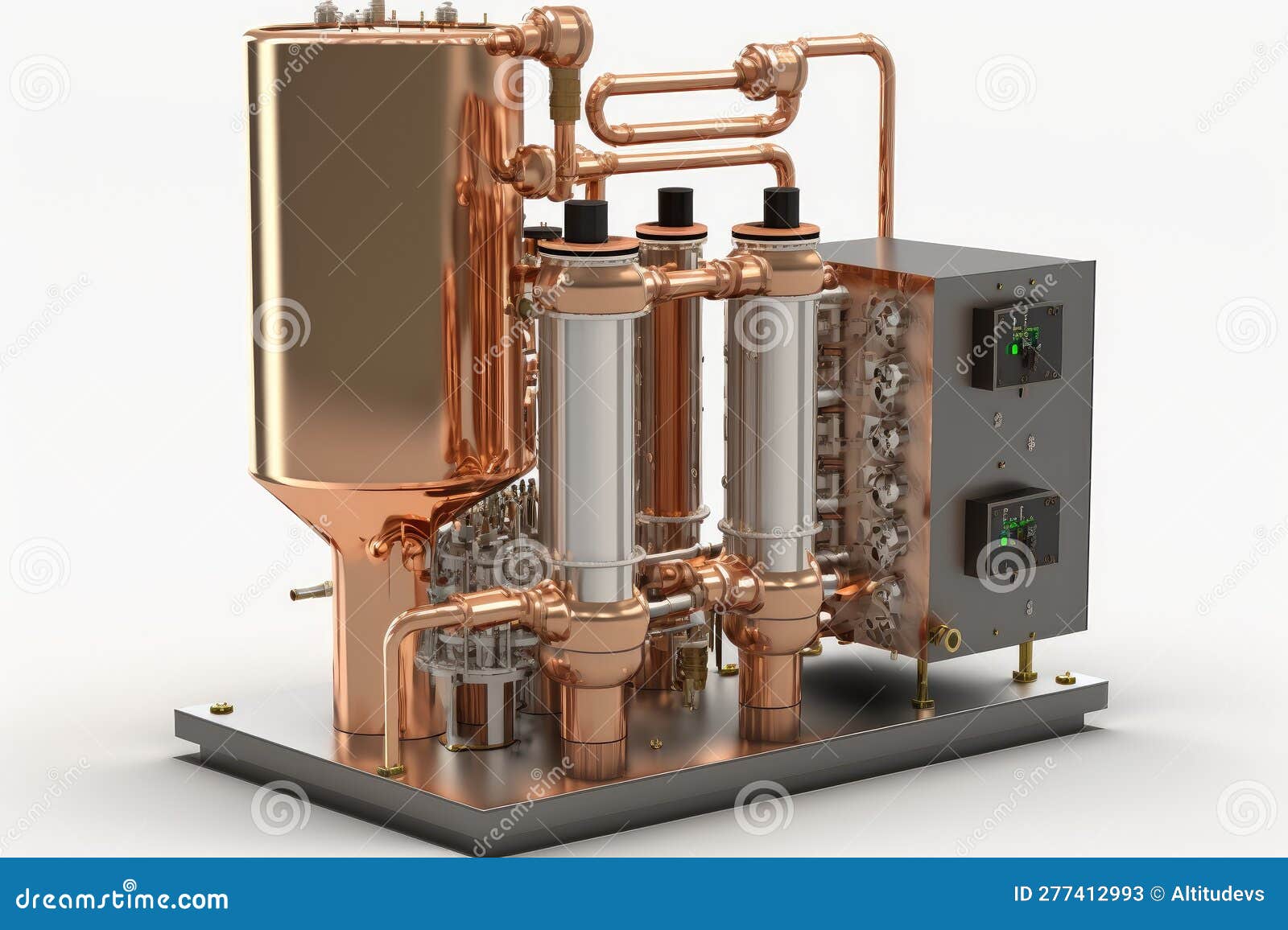 Sap Evaporator with Copper Piping and Filter for Clean, Pure Extract