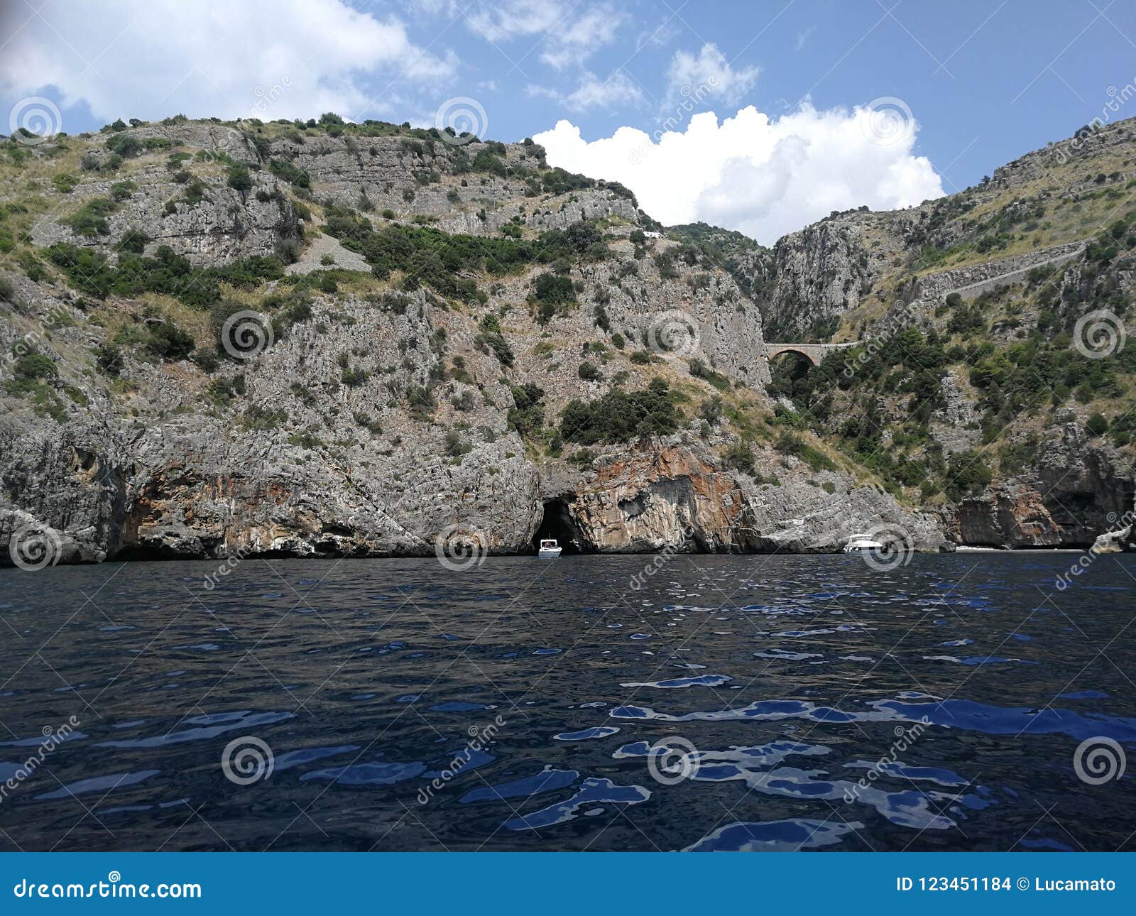 sapri - midnight bay from the sea