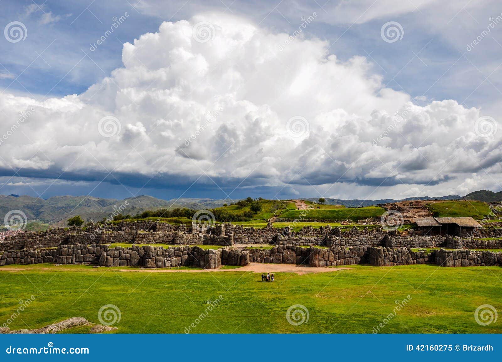 saqsaywaman incas ruins near cusco, peru