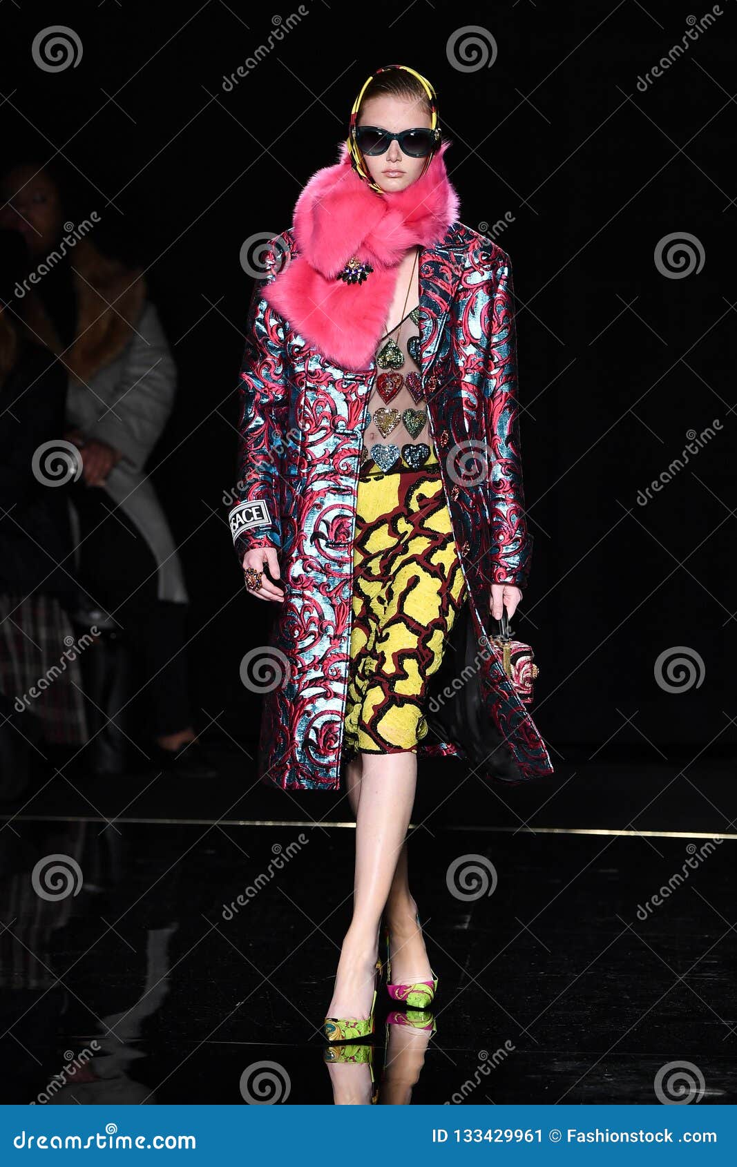 Sara Grace Wallerstedt Walks the Runway at the Versace Pre-Fall 2019 ...