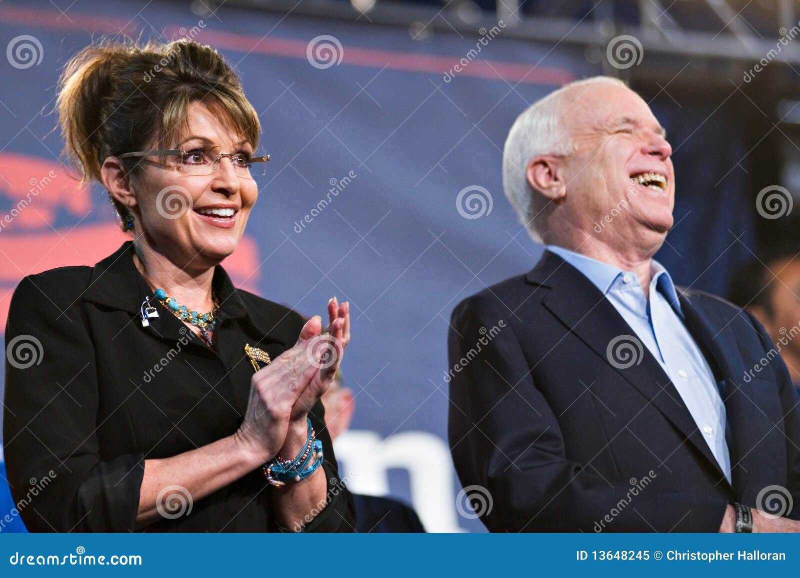 Sarah Palin and John McCain Editorial Image - Image of senate, election:  13648245