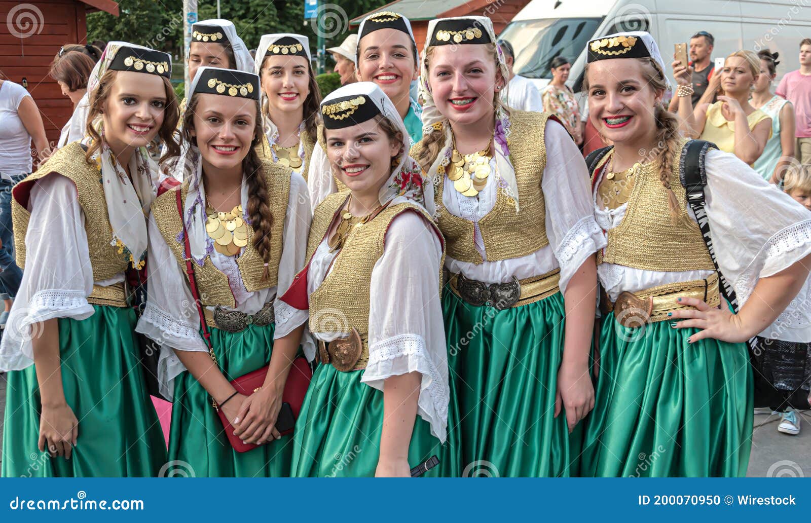 SARAJEVO, BOSNIA and HERZEGOVINA - Jul 28, 2015: USA Folklore Ensemble ...