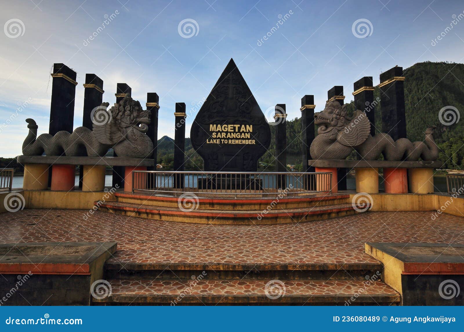 sarangan lake central java east java border feature