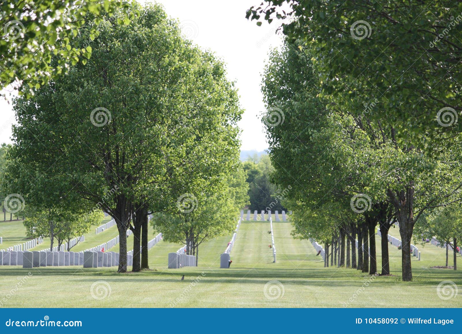 Saratoga National Cemetery stock photo. Image of honor 10458092