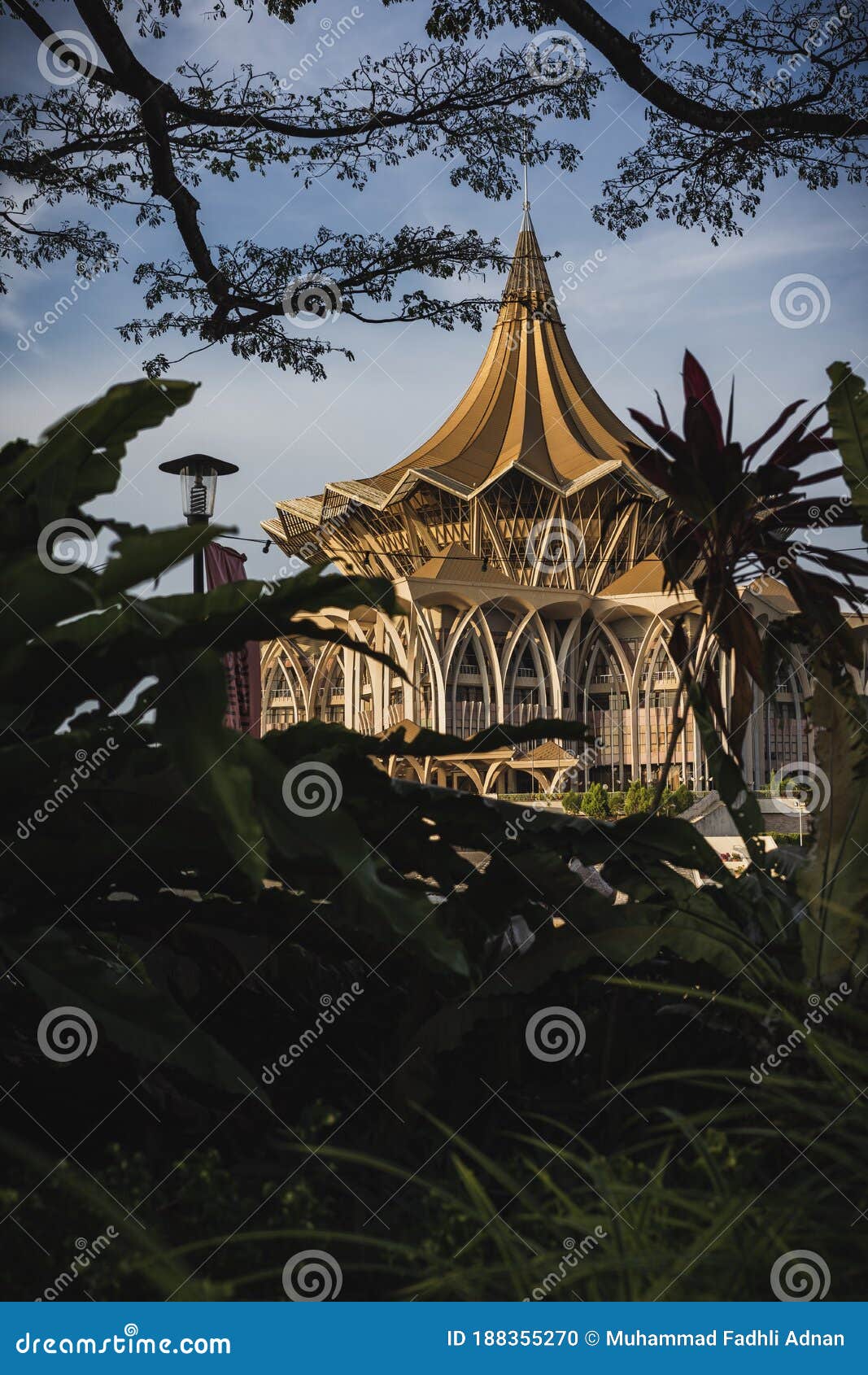 the sarawak legislative building or dewan undangan negeri sarawak at kuching waterfront