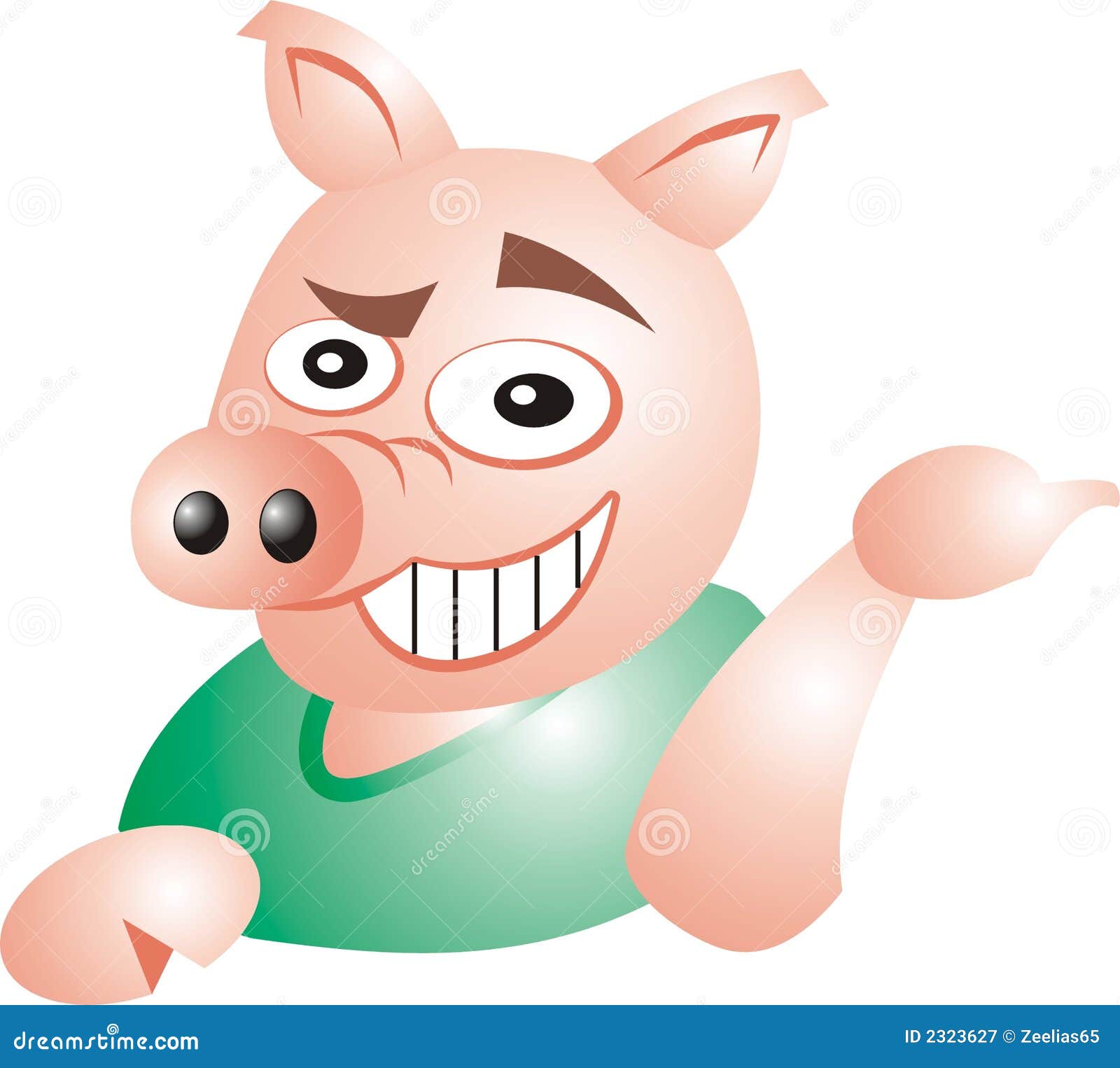 sarcastic pig
