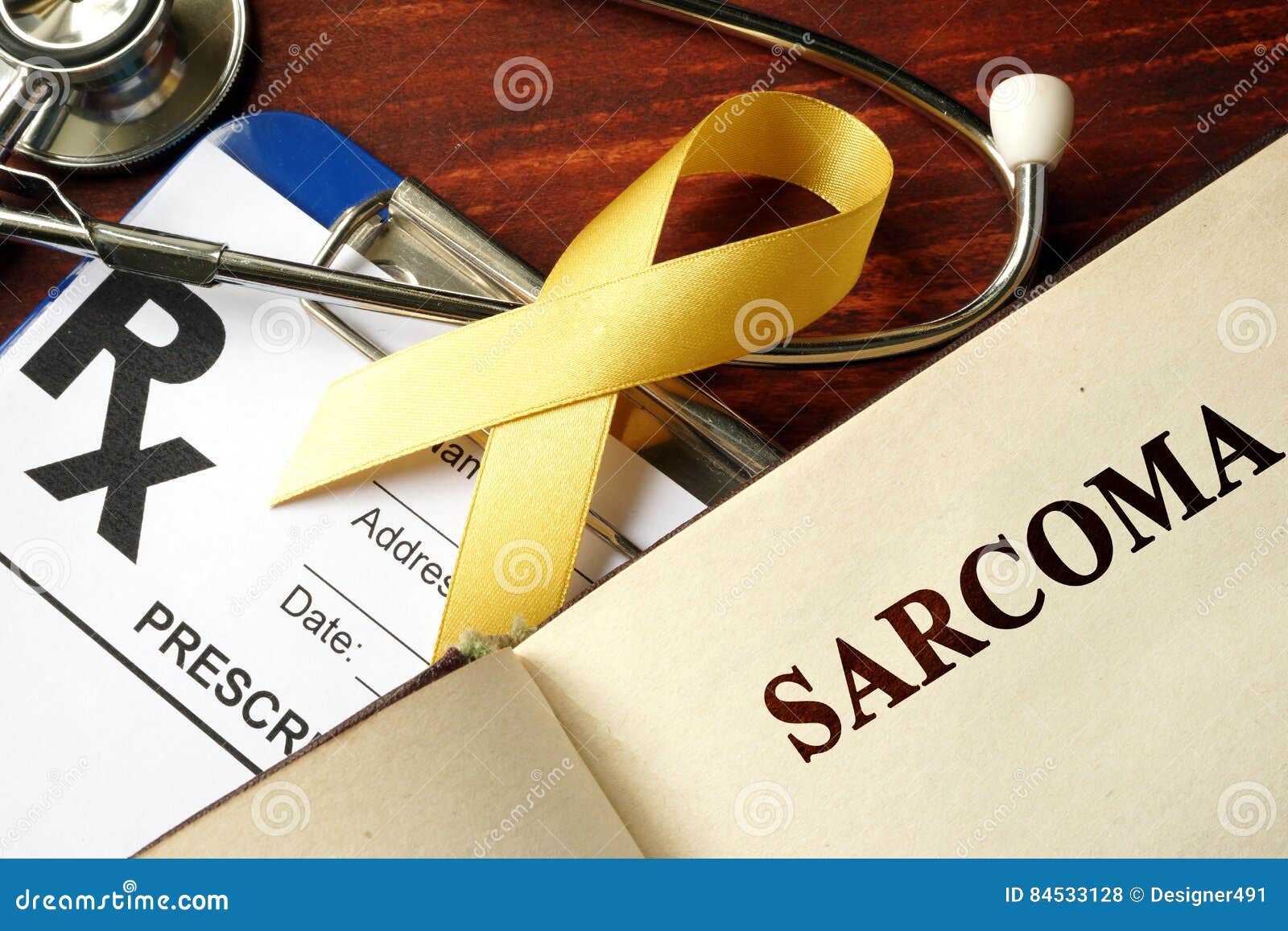 sarcoma written on a page