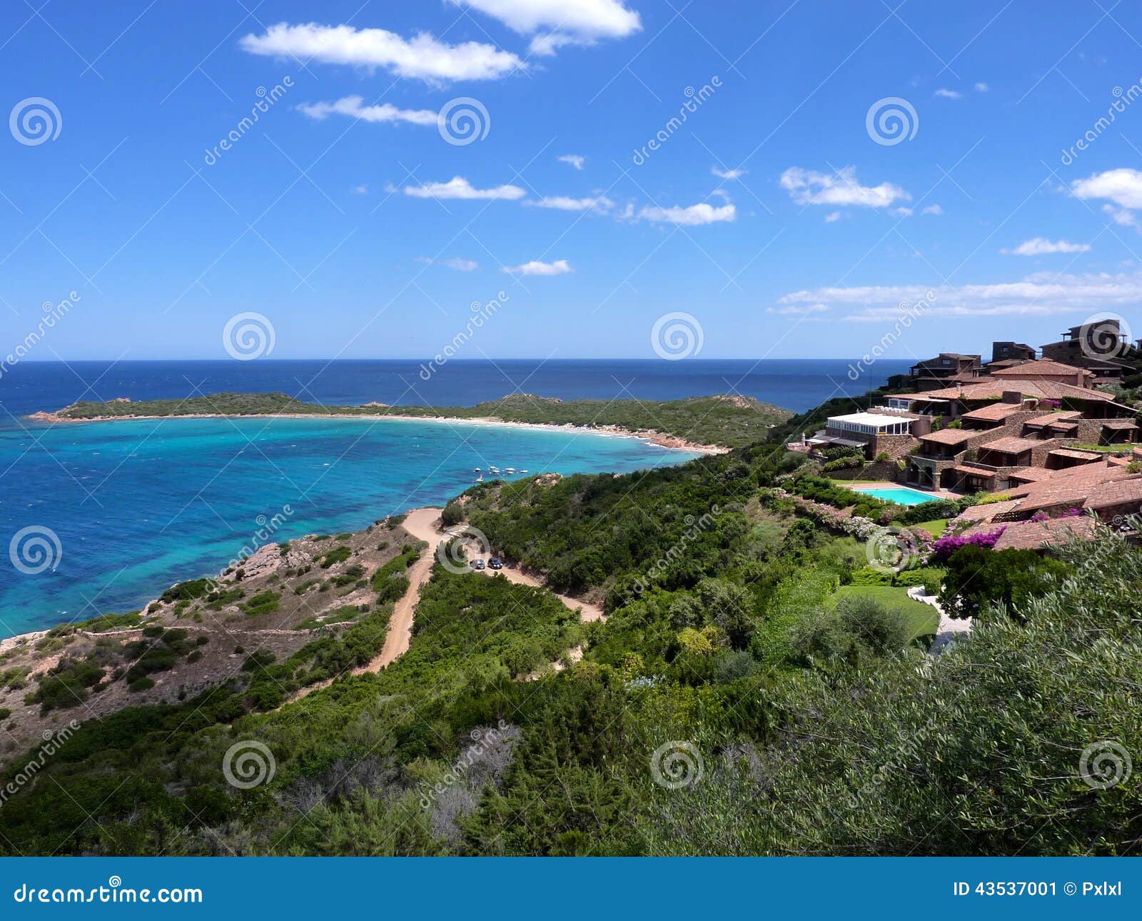 sardinia - bay in san teodoro