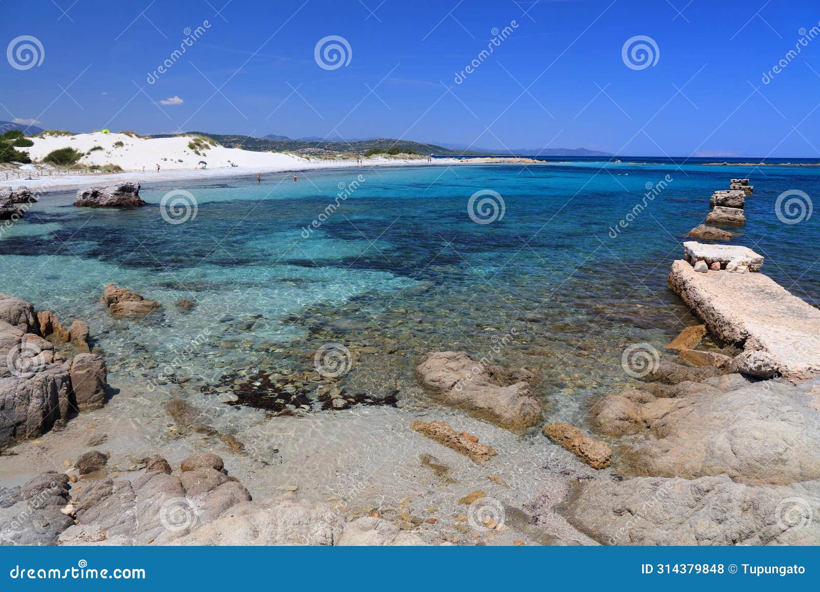 sardinia - capo comino beach