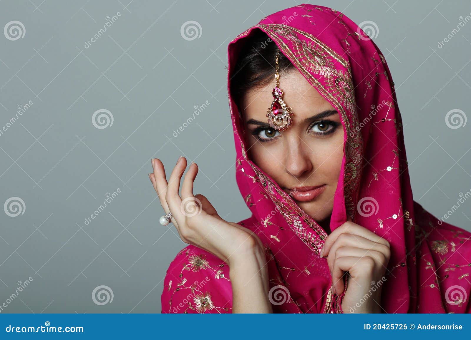Sari stock photo. Image of fashion, brunette, clothing - 20425726