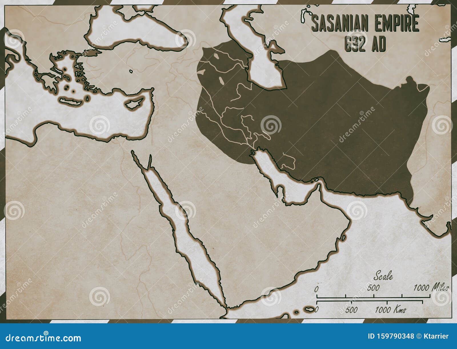 the sasanian empire in 632 ad.