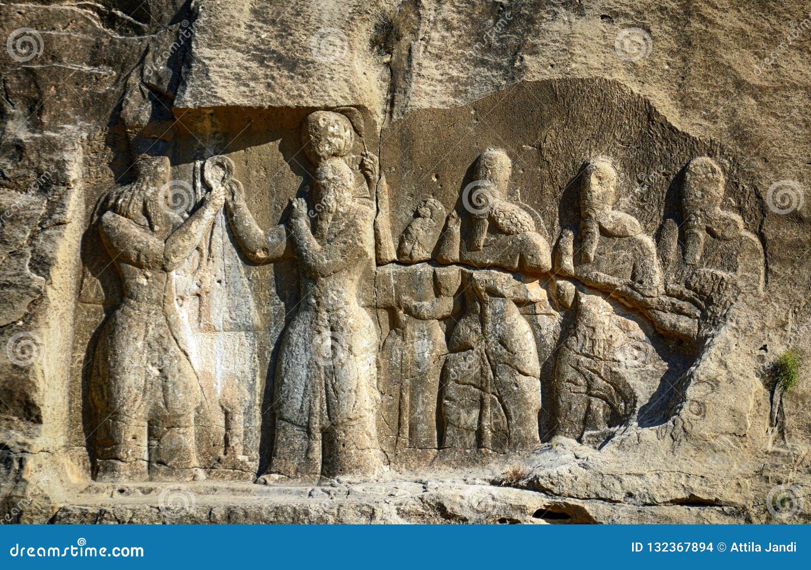 sasanian relief, firouz abad, iran