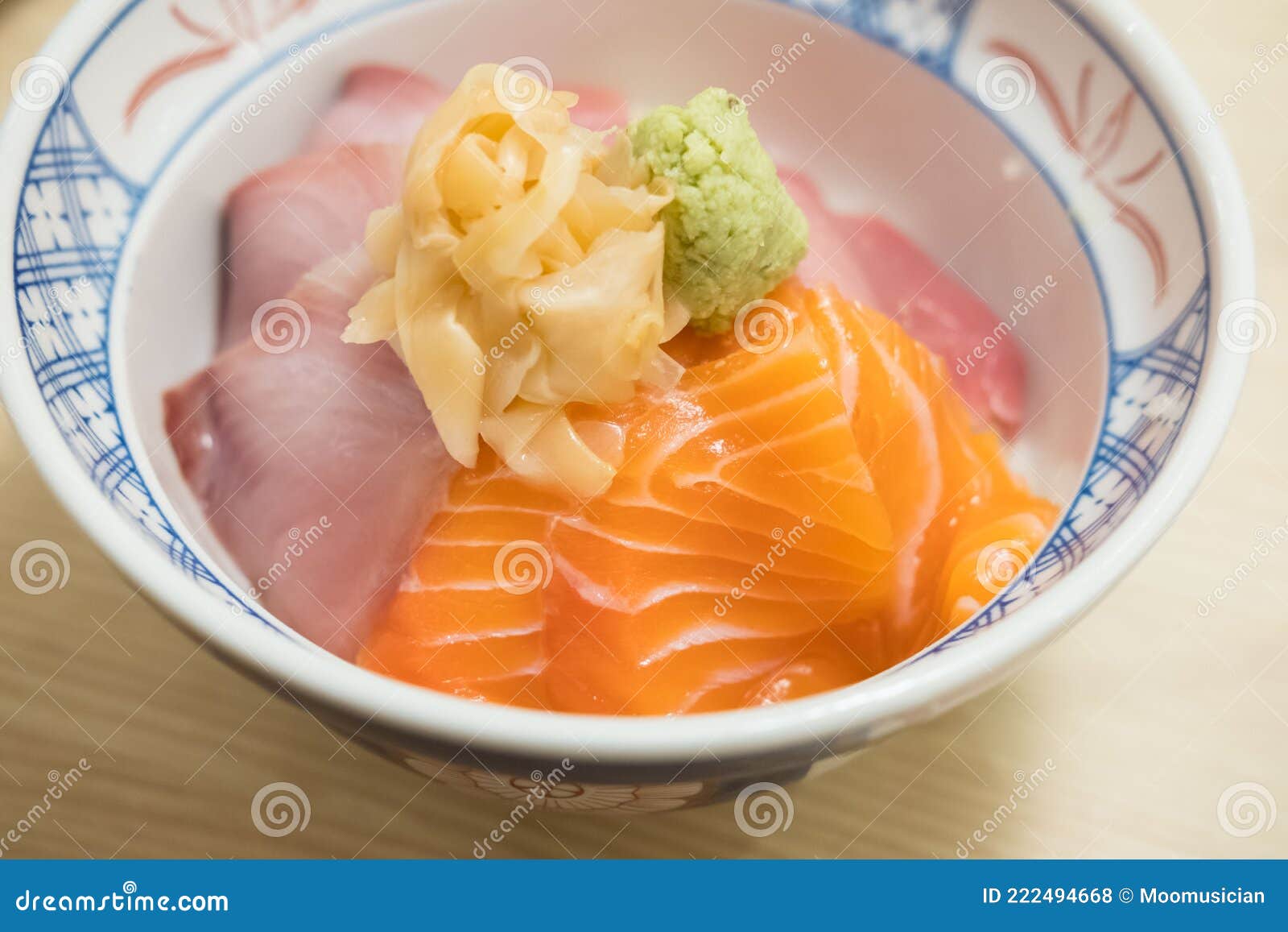 Sashimi rice bowl stock photo. Image of sashimi, meal 222494668