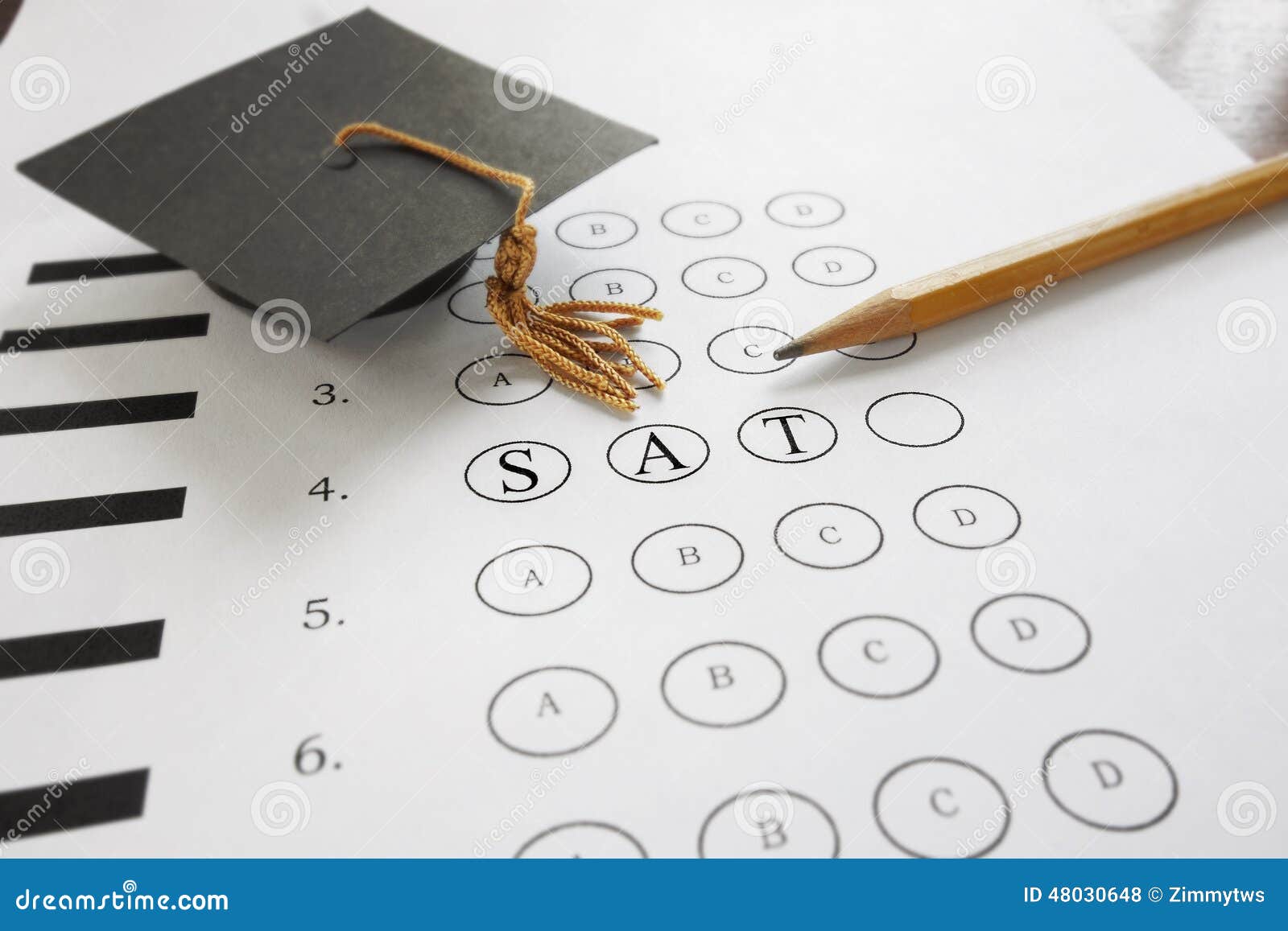 SAT exam stock photo. Image of school, answer, aptitude 48030648