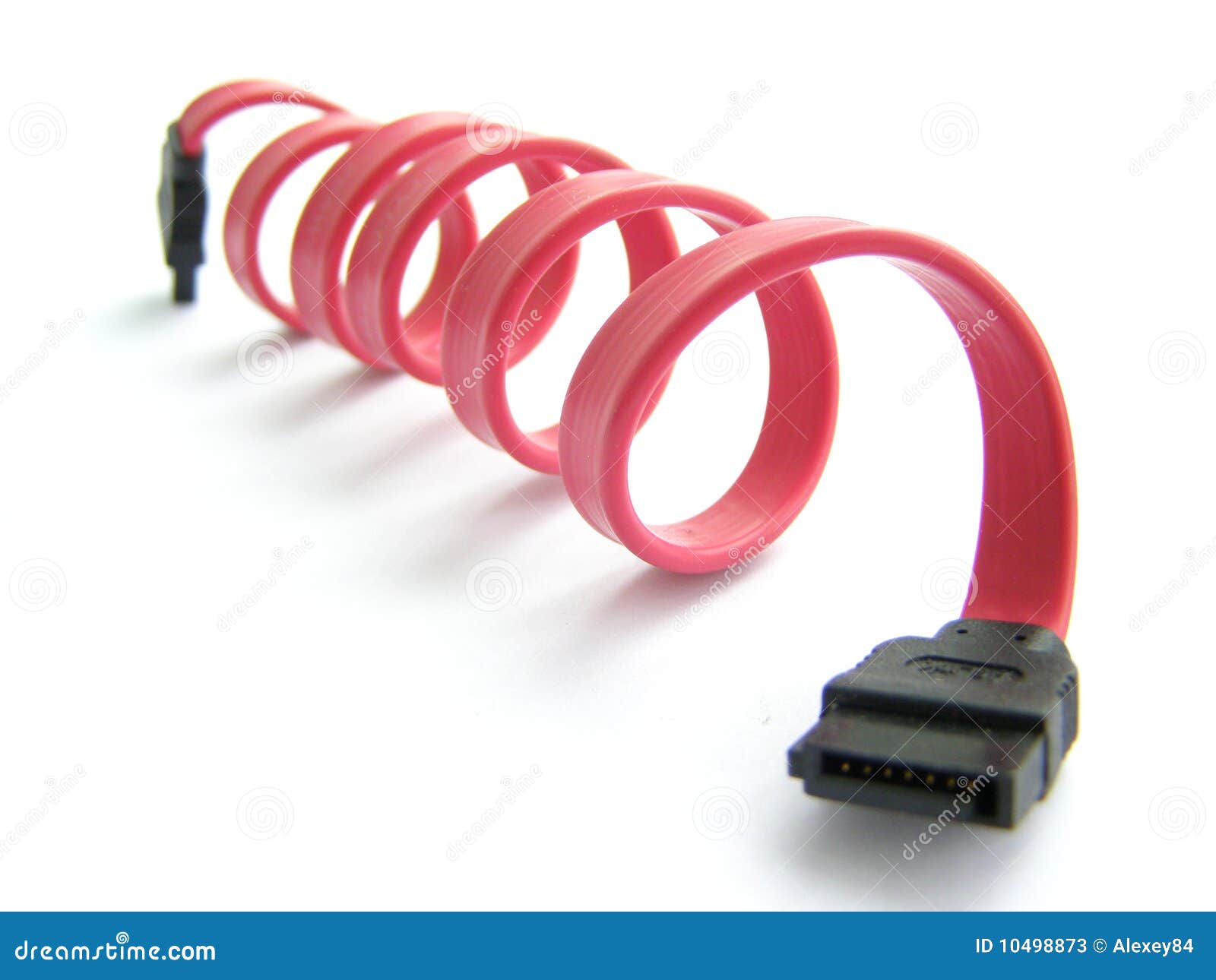 SATA Cable stock image. Image of network, coupling, hard 10498873