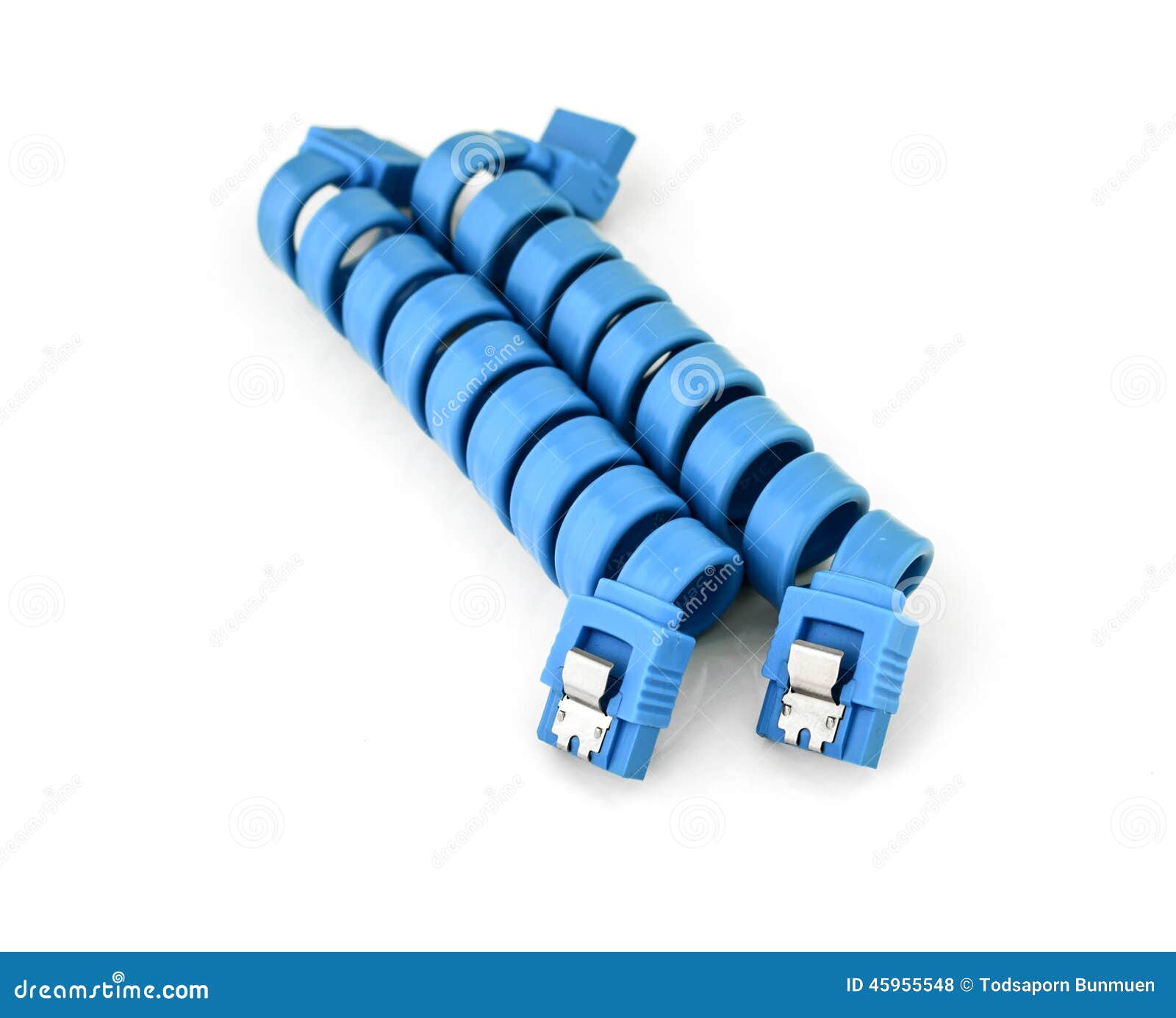Sata cable blue stock photo. Image of electric, electronic 45955548