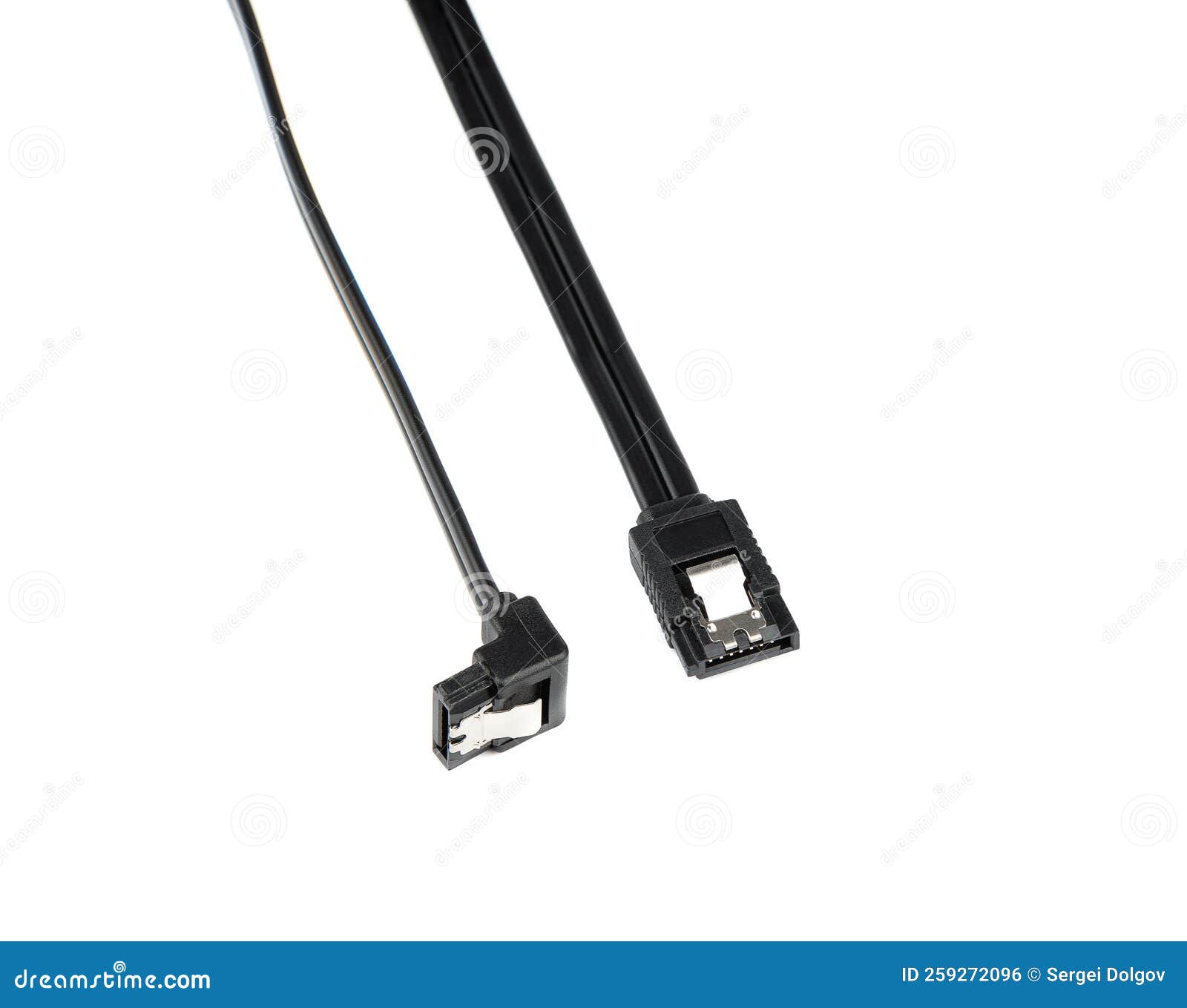 SATA Cable with Connectors for Connecting a Hard Drive To the