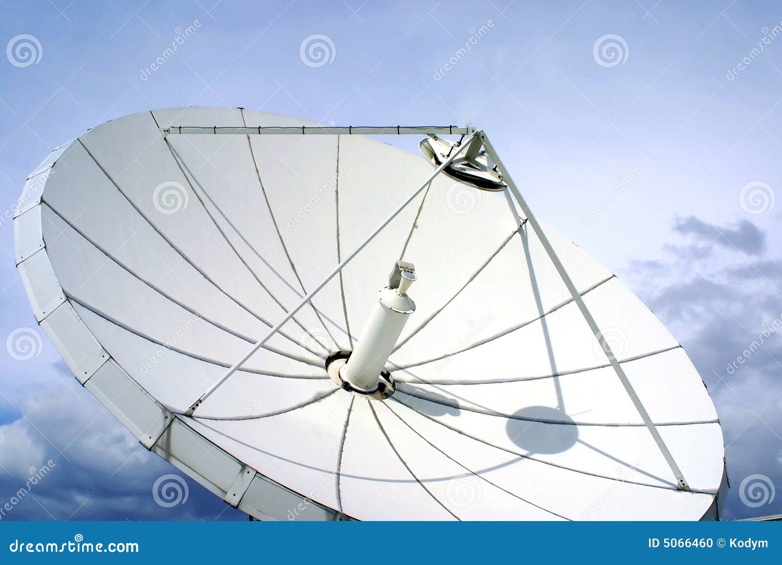 satellite-dish on blue sky