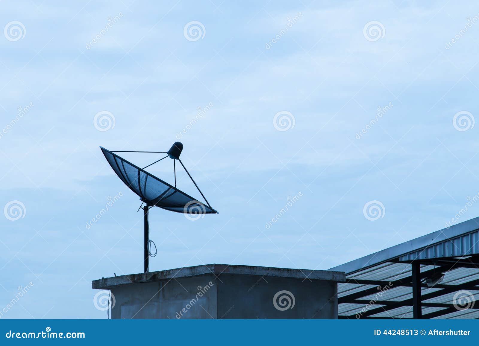 Satellite Dish stock image. Image of network, equipment 44248513