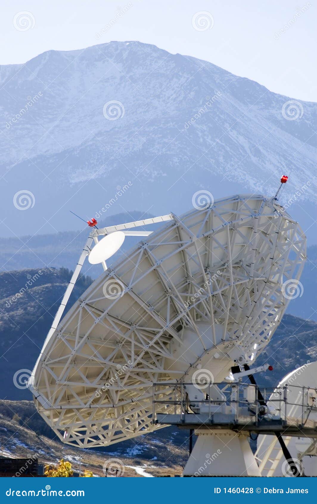 Satellite Dish and Mountain Stock Photo Image of technology, peak