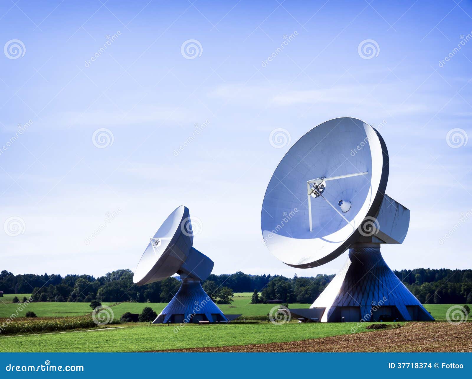 Satellite Dish Radio Telescope Stock Photo Image of blue, astronomy