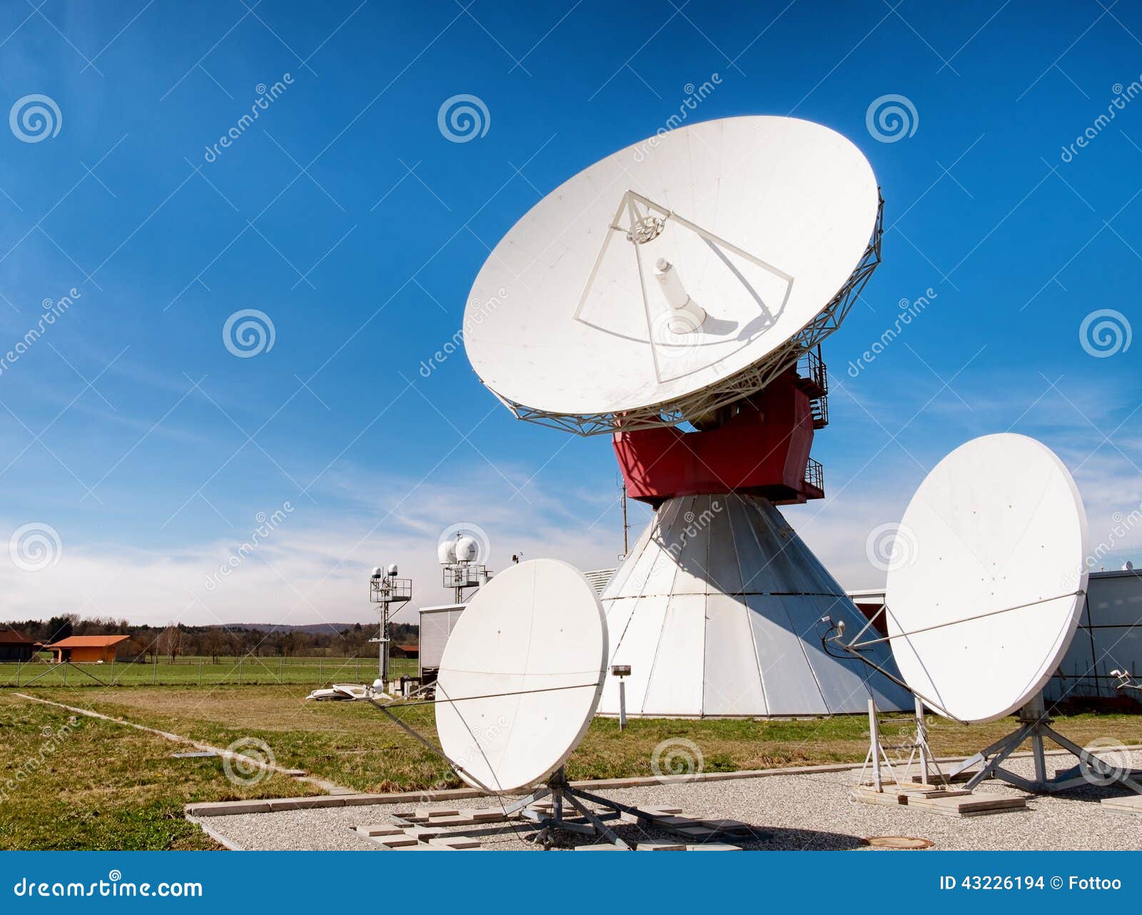 Satellite Dish Radio Telescope Stock Photo Image of