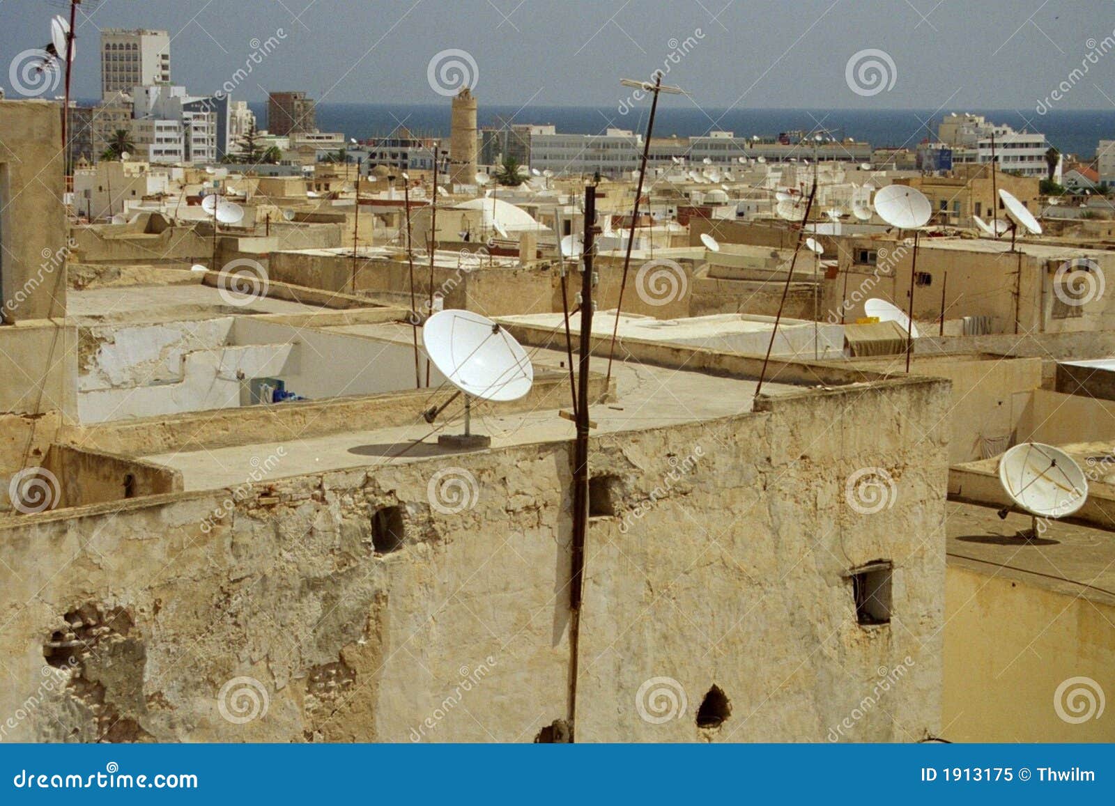 Satellite village stock image. Image of village, information 1913175