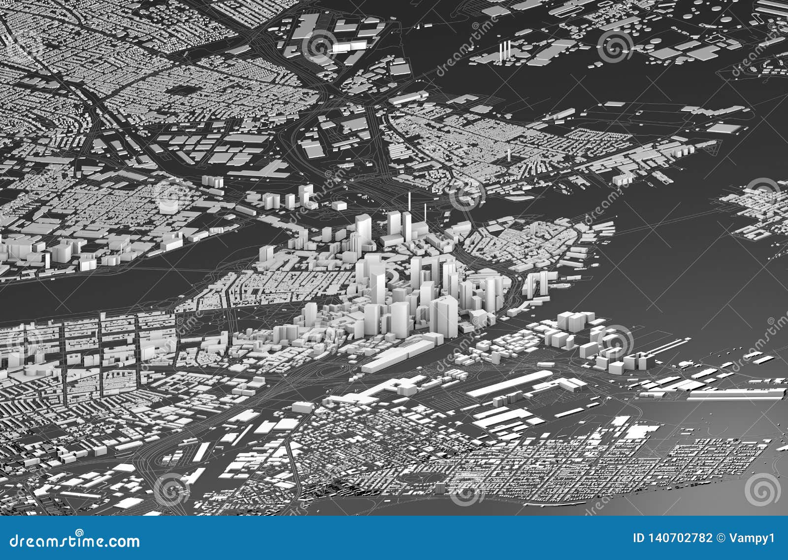 Satellitenbild Von Boston Karte Der Stadt Mit Haus Und Gebaude Wolkenkratzer Massachusetts Usa Stock Abbildung Illustration Von Wolkenkratzer Boston