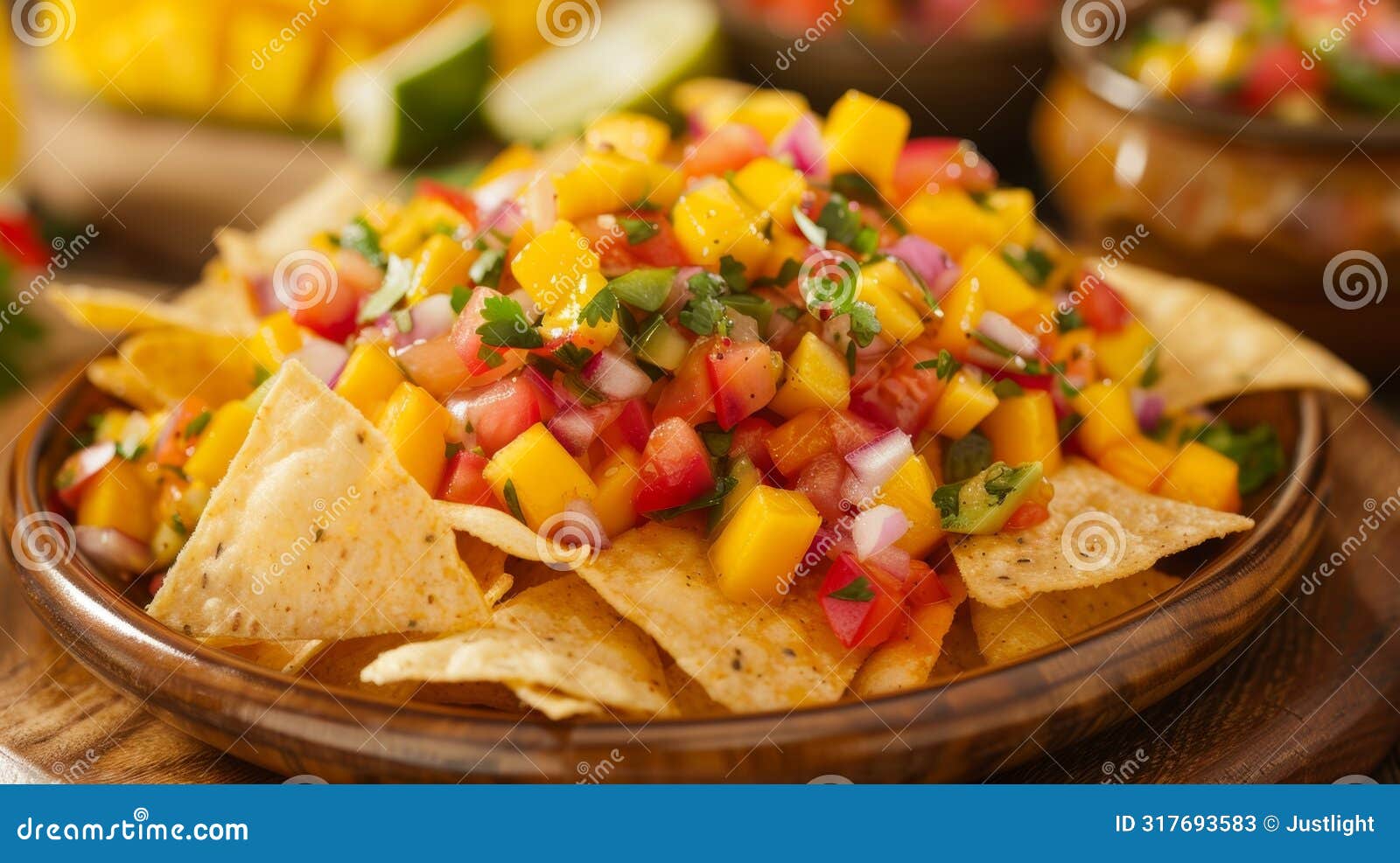 satisfy your taste buds with our y mango salsa a perfect pairing for our crispy corn chips